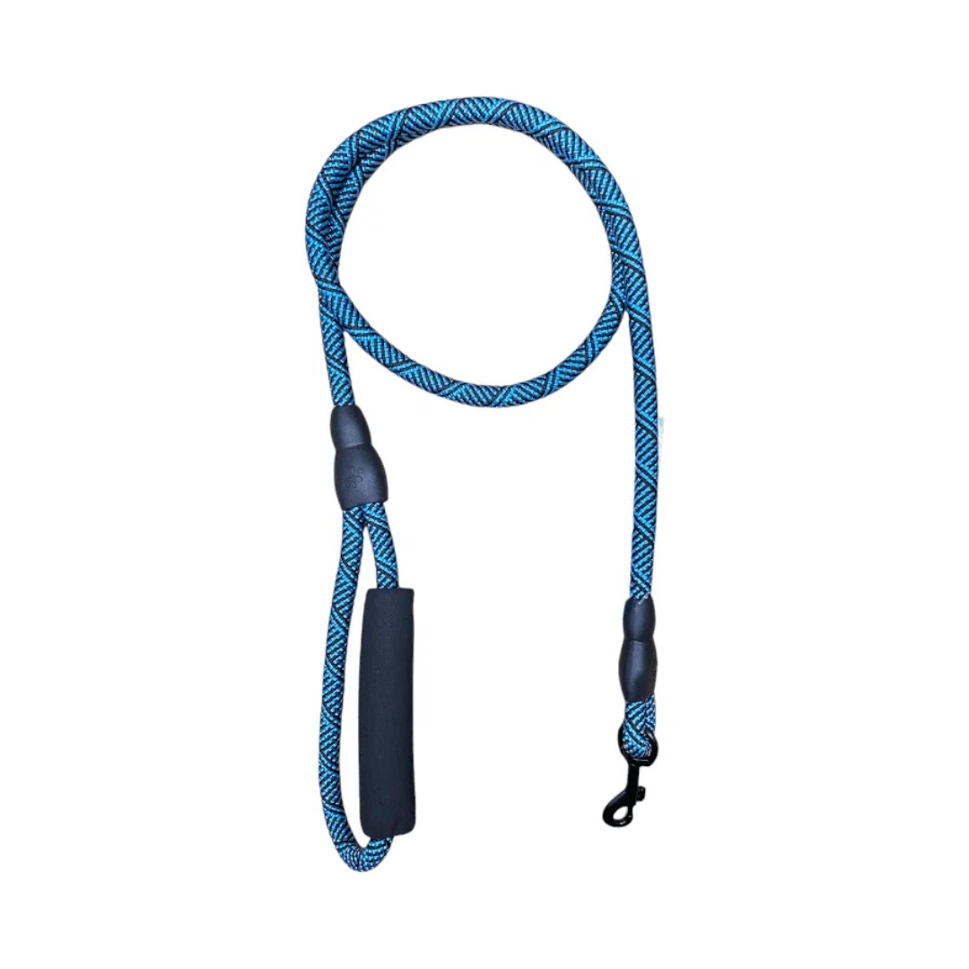 Laisse corde nylon a main rembourrée pour chien