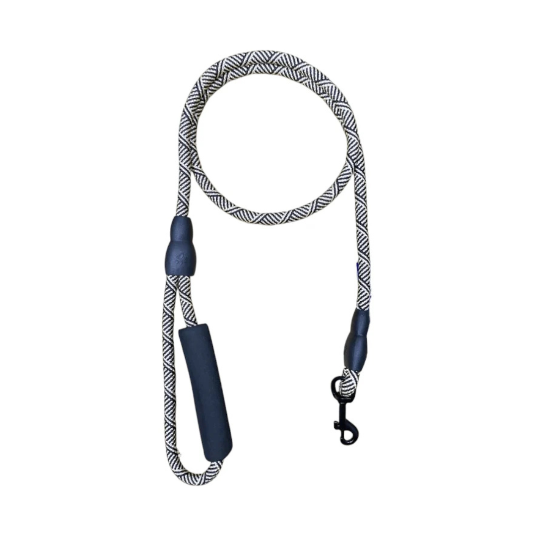 Laisse corde nylon a main rembourrée pour chien