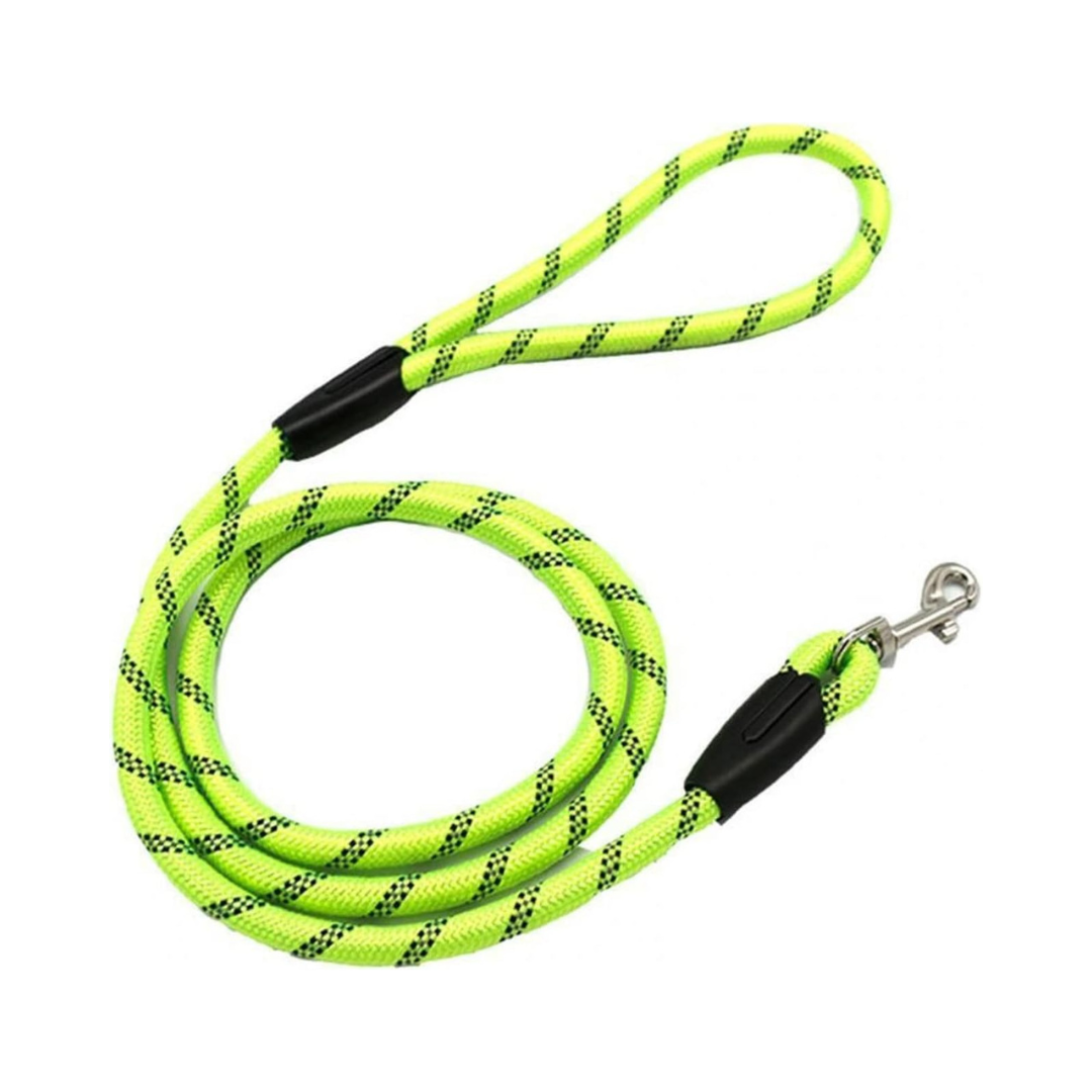 Laisse corde nylon réfléchissante pour chien