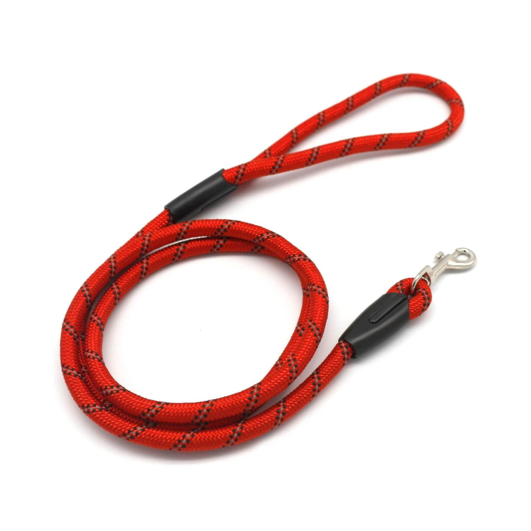 Laisse corde nylon réfléchissante pour chien