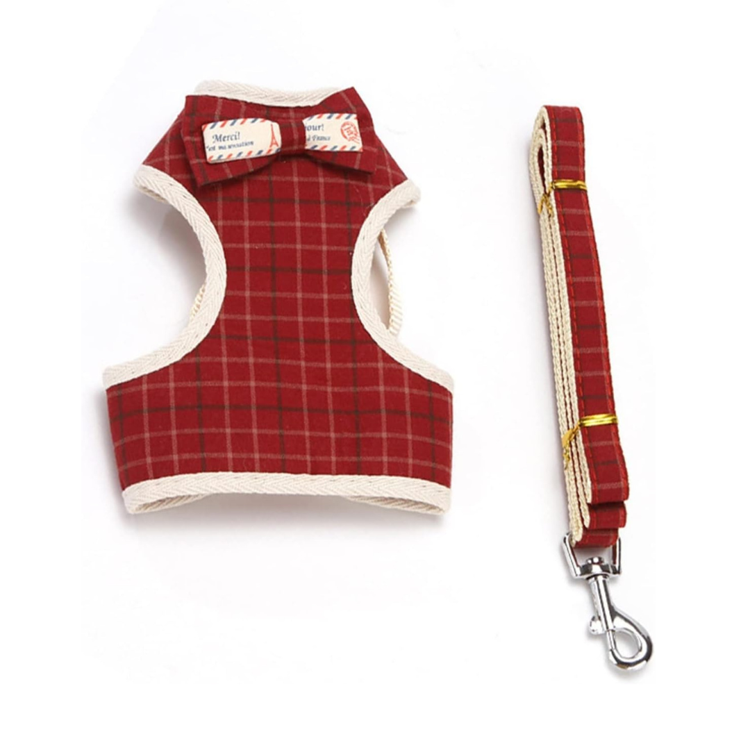 Harnais gilet "France" avec laisse pour chien et chat