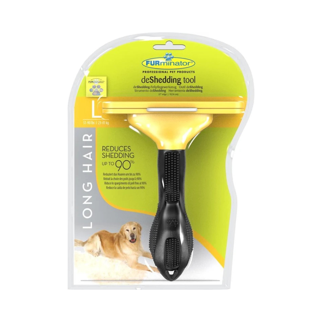 Brosse Furminator pour chien a poils longs