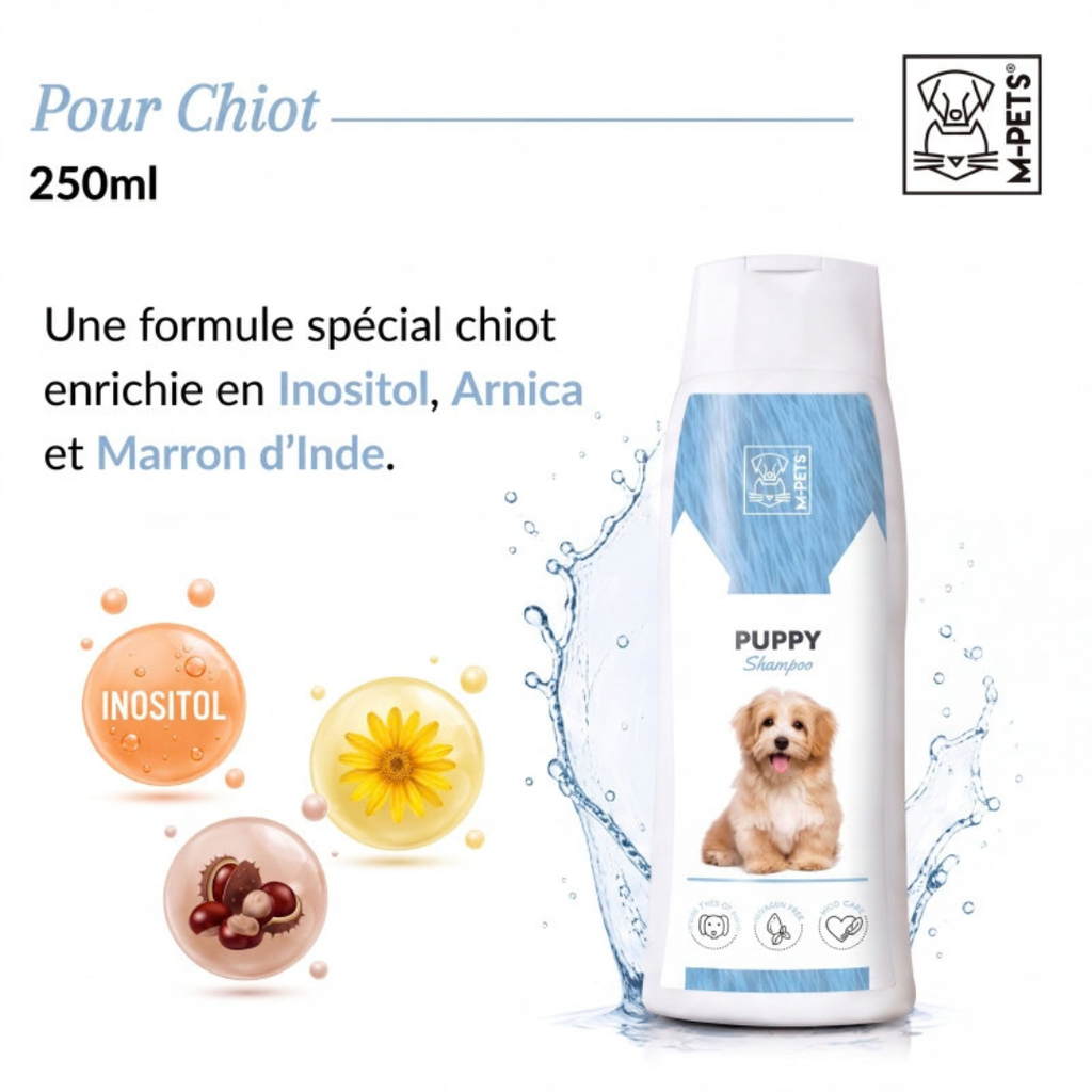 M-Pets Puppy shampoing naturel pour chiot 250ml