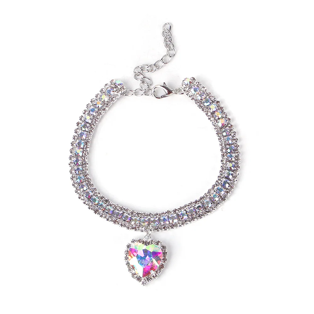 Collier soirée cœur pour chat et petit chien
