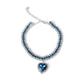 Collier soirée cœur pour chat et petit chien