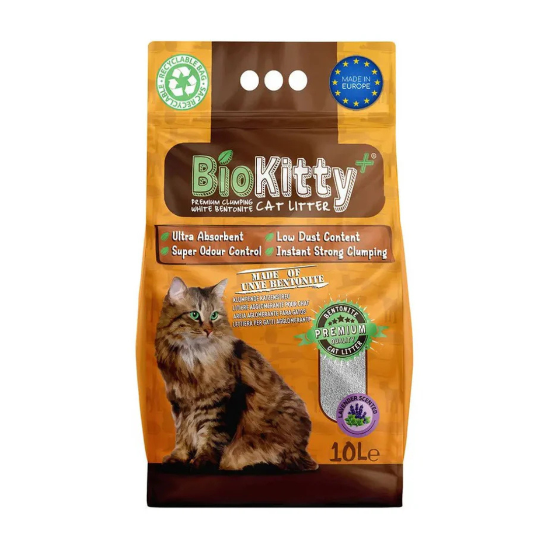 BioKitty litière agglomérante lavande pour chat