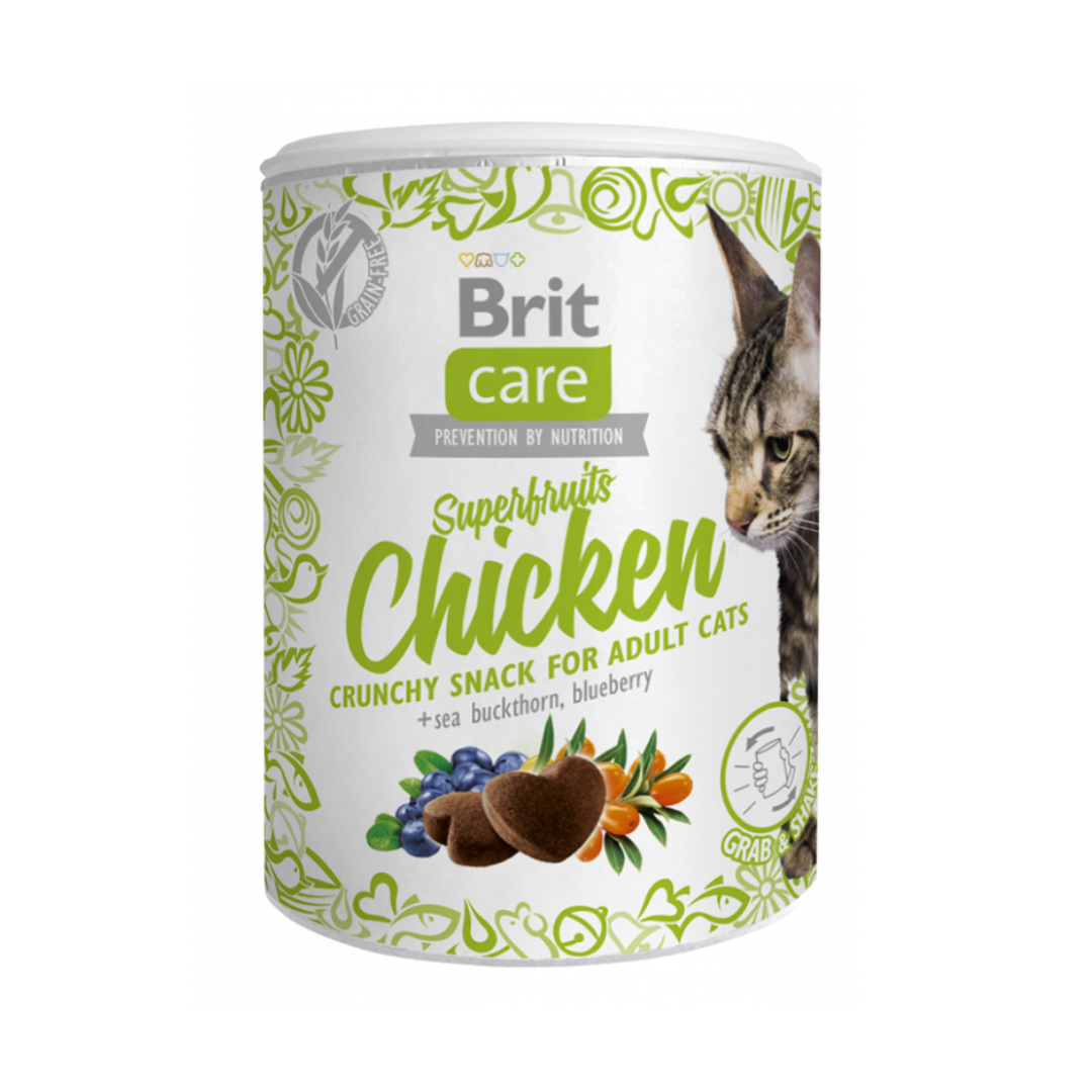 Brit Care Superfruits friandises poulet pour chat 100g