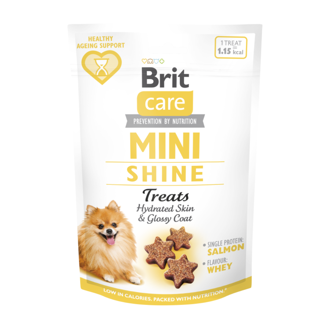 Brit Care friandises Shine saumon pour chien mini 50g