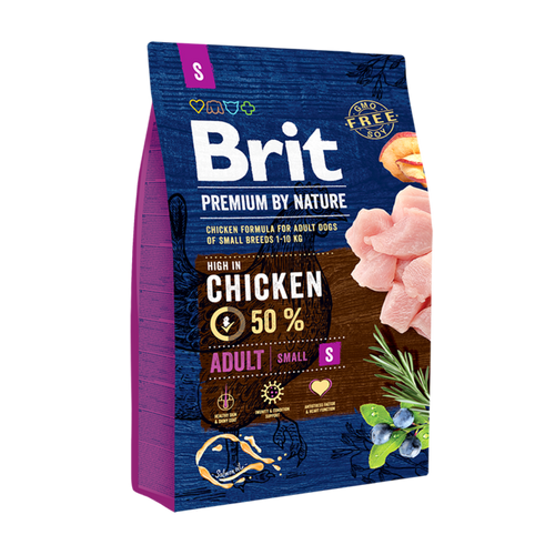 Brit Premium by Nature Adult S 3kg - Chien