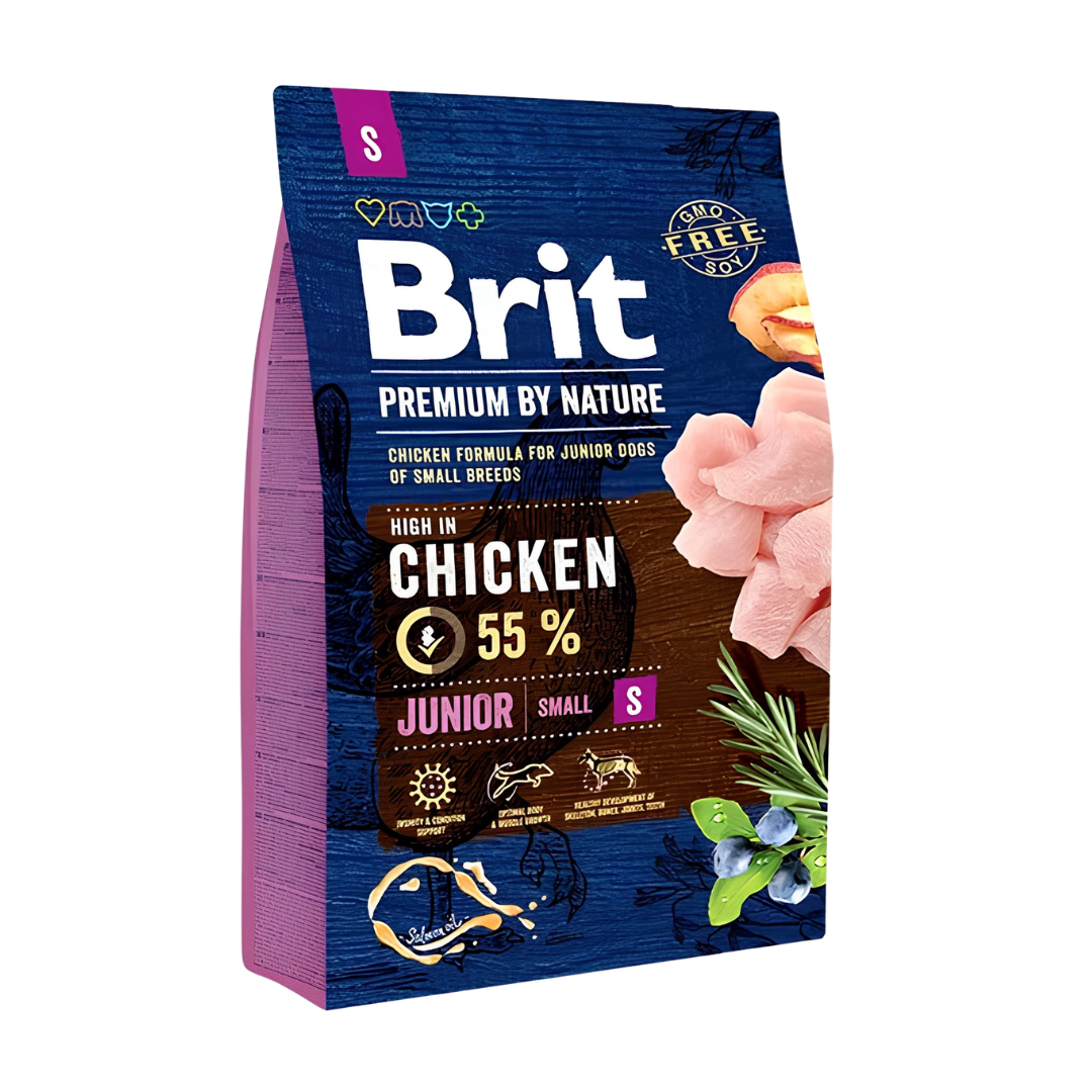 Brit Premium by Nature Junior S 3kg - Chien
