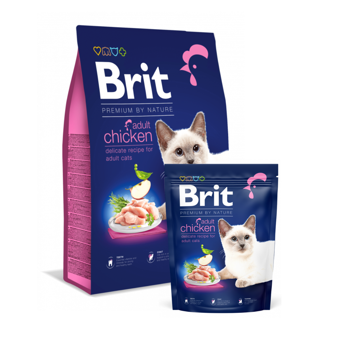 Brit croquettes poulet pour chat