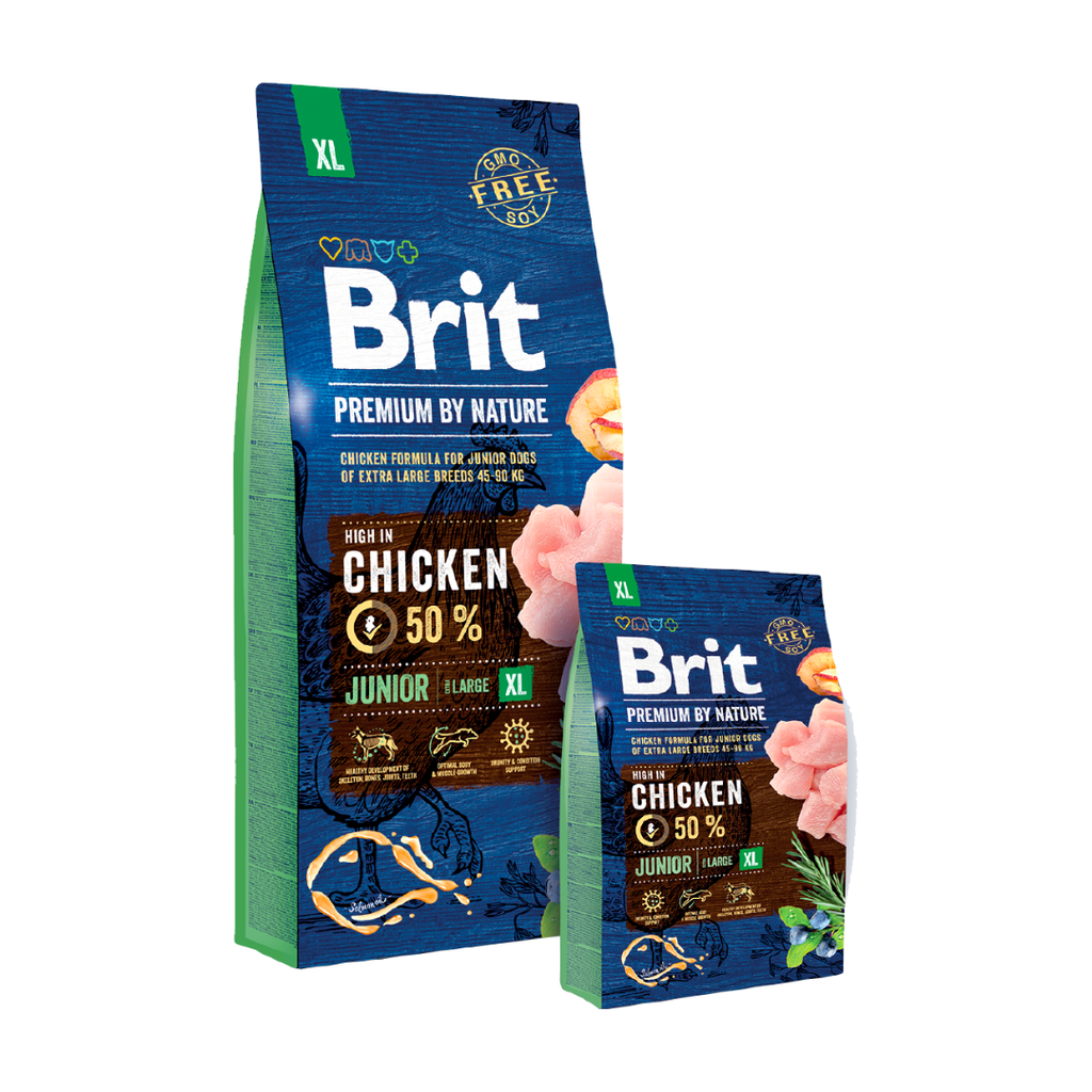 Brit croquettes poulet pour chiot très grande race