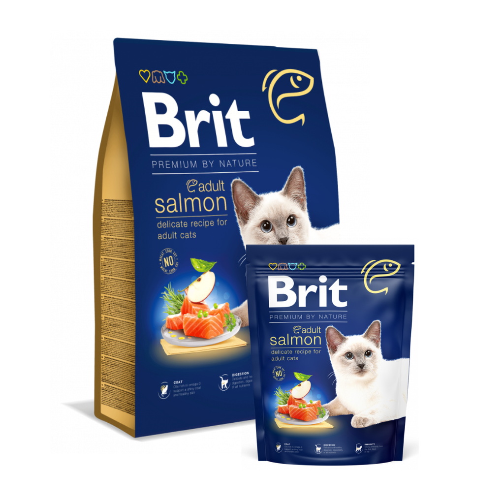 Brit croquettes saumon pour chat