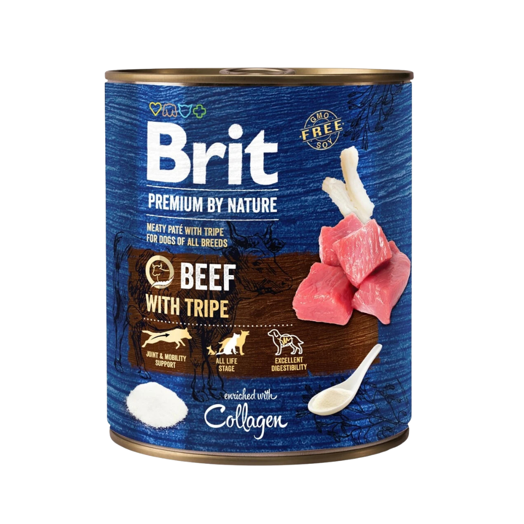 Brit pâté au bœuf pour chien 800g
