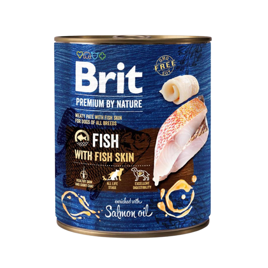 Brit pâté au poisson pour chien 800g