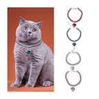 Collier soirée cœur pour chat et petit chien