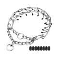 Collier étrangleur de dressage L à pic pour chien