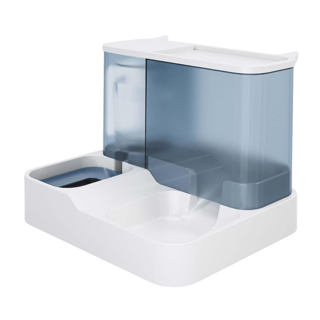 Distributeur double automatique eau et nourriture pour chat et chien