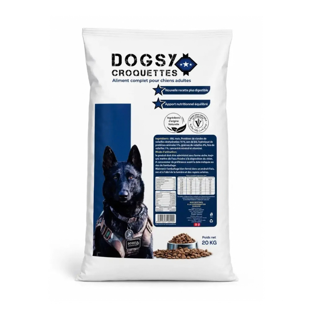 Dogsy croquettes pour chien adulte 20kg