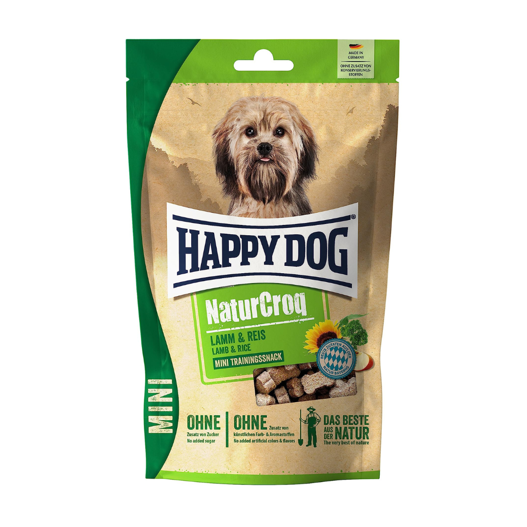 HappyDog NaturCroq friandises agneau et riz pour chien mini 100g