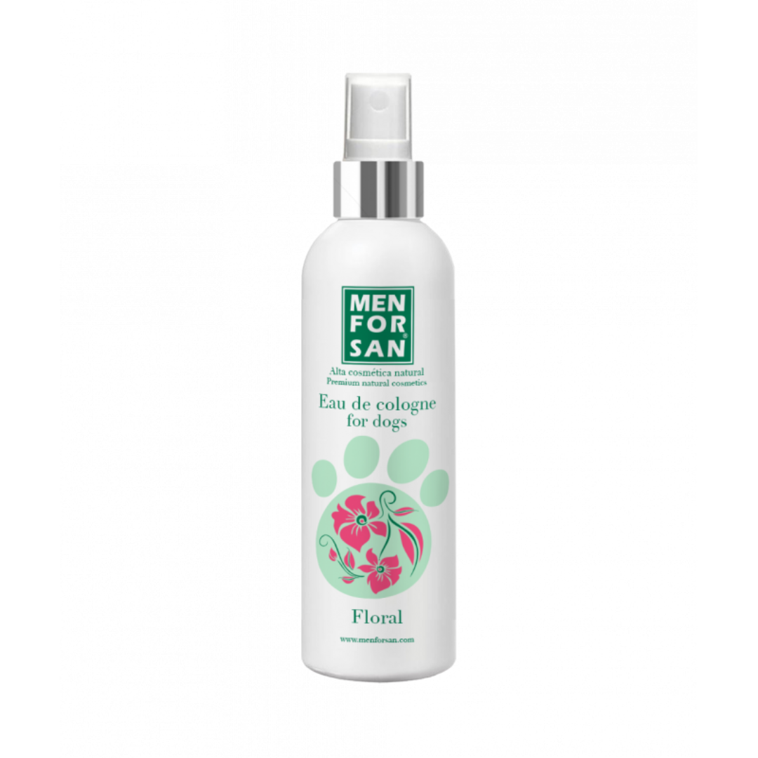 MenForSan eau de cologne floral pour chien 125mL