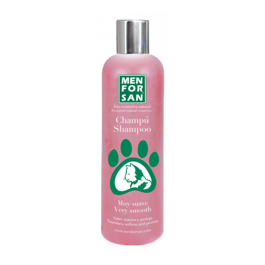 MenForSan shampoing fraise ultra doux pour chat 300mL