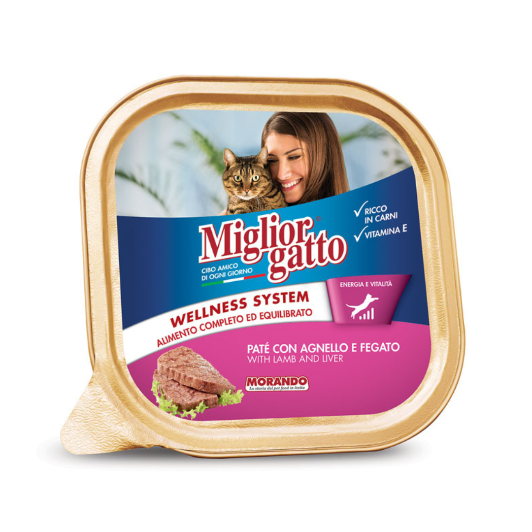 Miglior gatto barquette pâtée agneau pour chat 100g