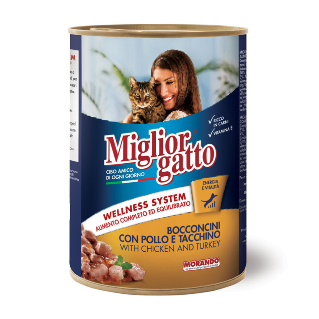 Miglior gatto bouchées au poulet pour chat 405g