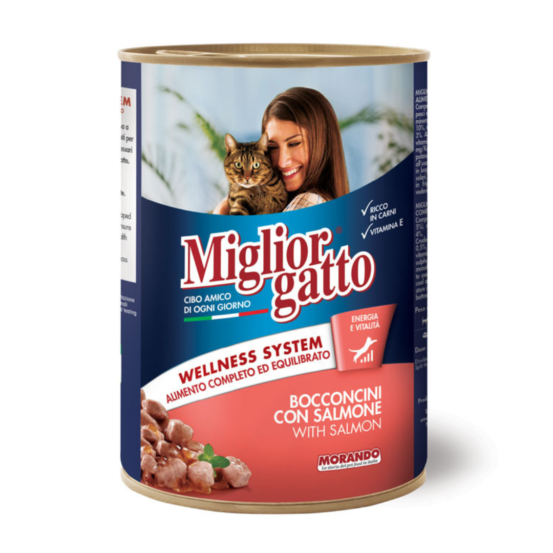 Miglior gatto bouchées au saumon pour chat 405g
