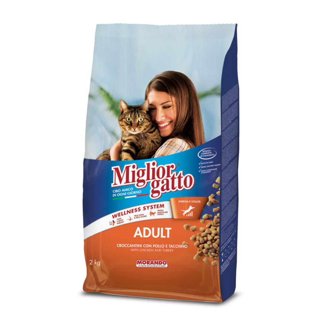 Miglior gatto croquettes au poulet pour chat 2kg
