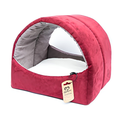 Panier tunnel taille 1 Rouge pour chat et chien