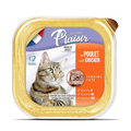 Plaisir barquette pâté au poulet pour chat 100g