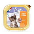 Plaisir barquette pâté au poulet pour chaton 100g