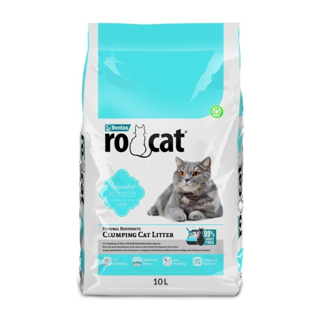 RoCat litière agglomérante naturelle 10L