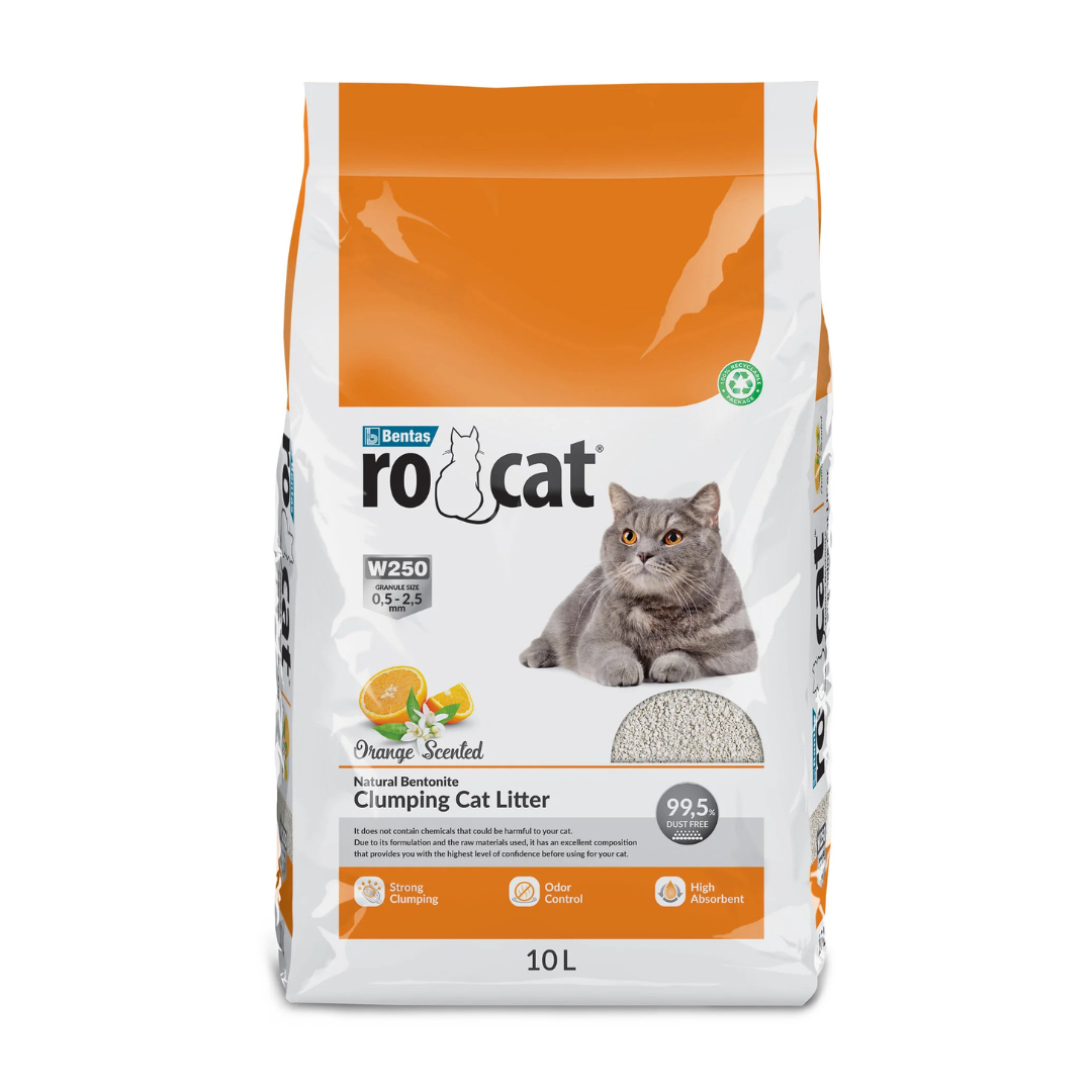 RoCat litière agglomérante orange