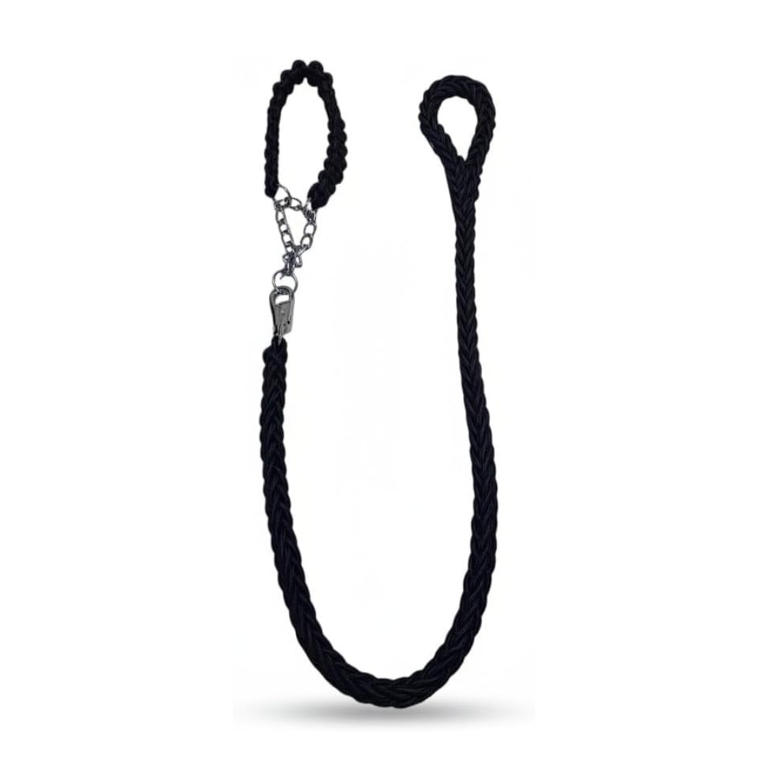 Laisse corde avec collier de traction pour grand chien