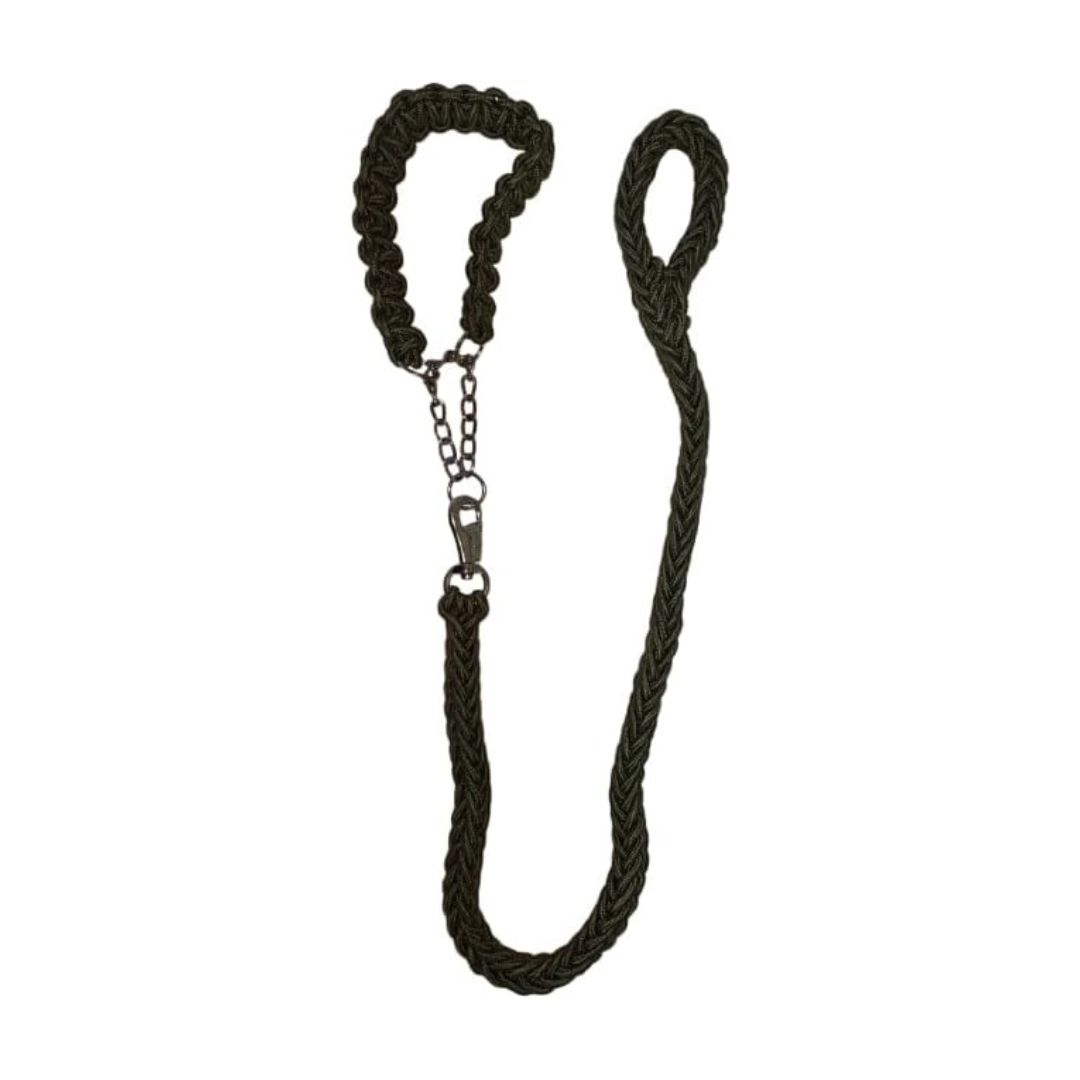Laisse corde avec collier de traction pour grand chien