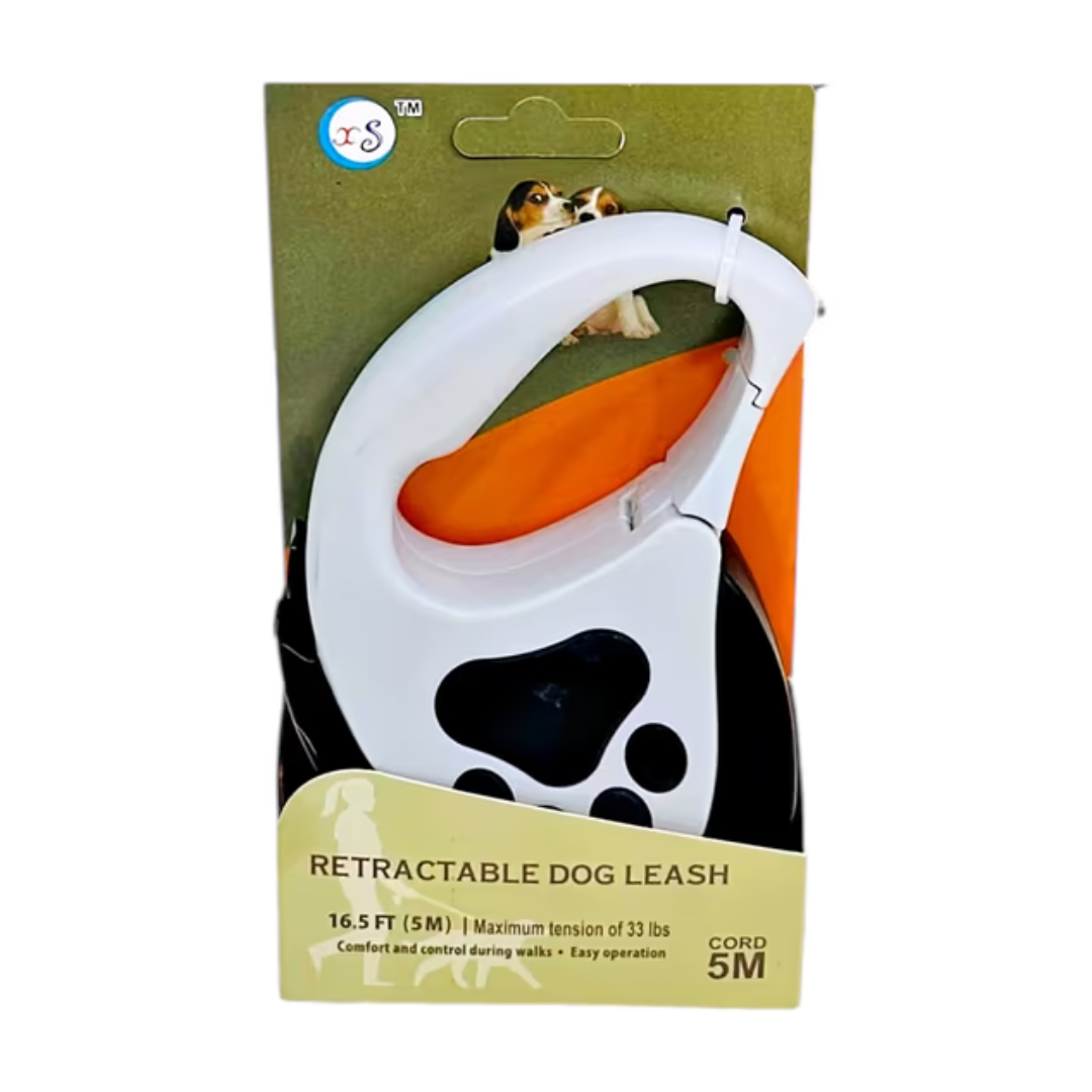 Laisse rétractable 5 mètres pour petit chien