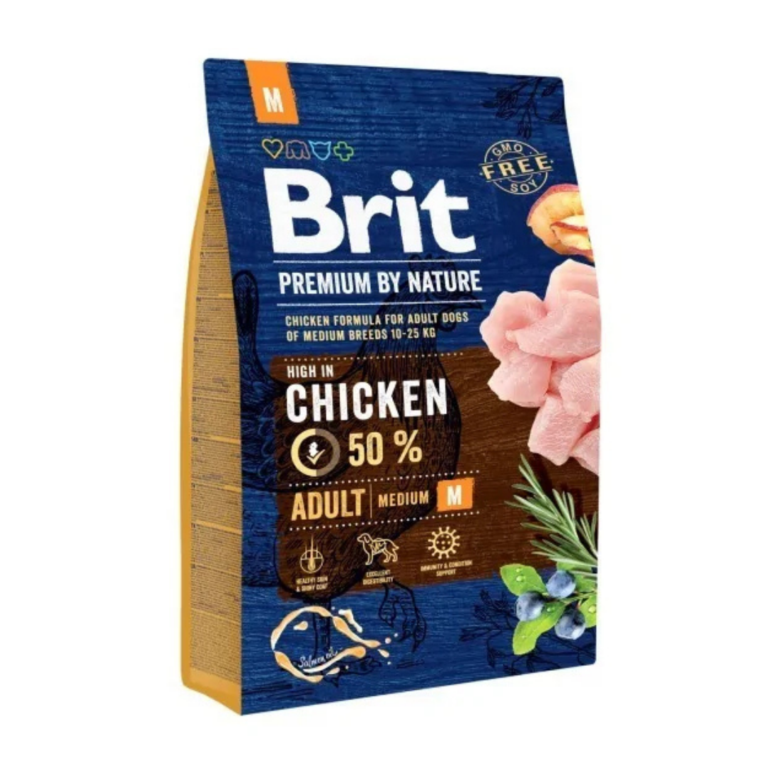 Brit croquettes poulet pour chien race moyenne