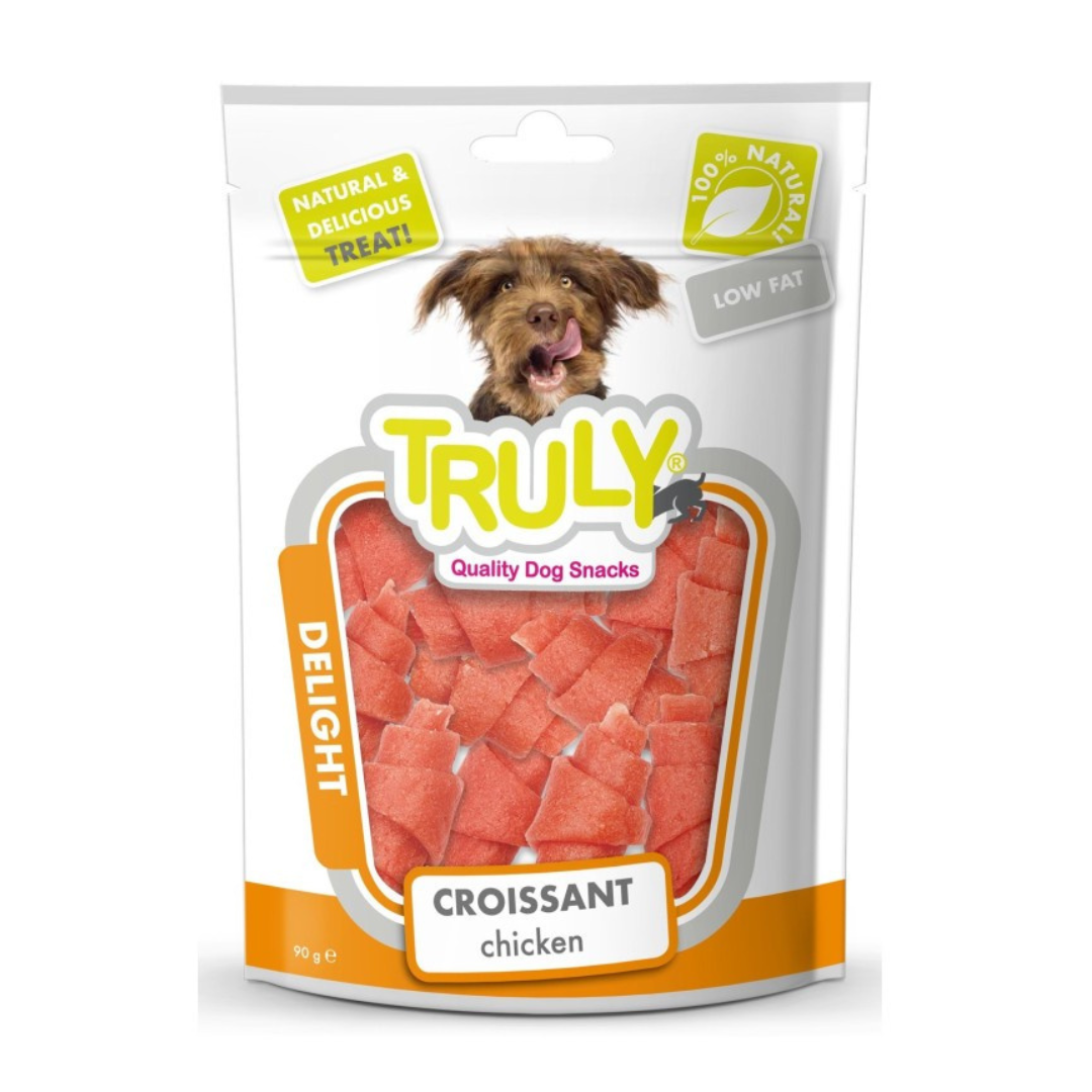 Wanpy Truly croissants friandise poulet pour chien 90g