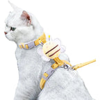 Harnais gilet abeille avec laisse pour chat et petit chien